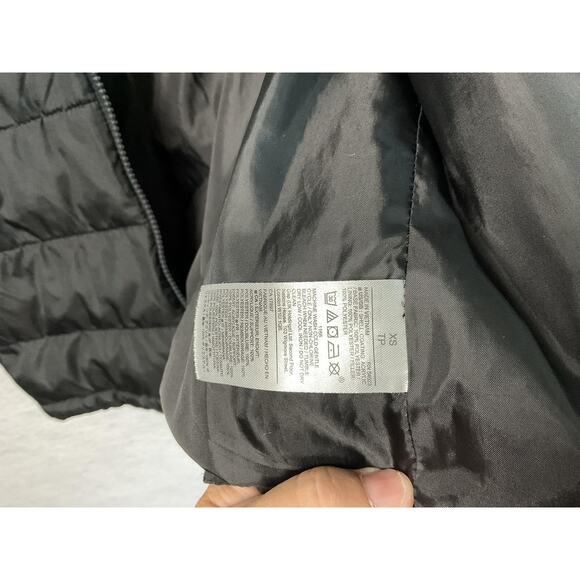 Gap Vest Womens XS Black Quilted Puffer True Black Zip Up Sleeveless Fall Winter - Picture 8 of 9